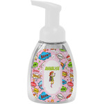 Woman Superhero Foam Soap Bottle - White (Personalized)