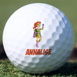 Woman Superhero Golf Balls - Non-Branded - Set of 12