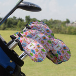 Woman Superhero Golf Club Iron Cover - Set of 9 (Personalized)