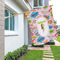 Woman Superhero House Flags - Single Sided - LIFESTYLE