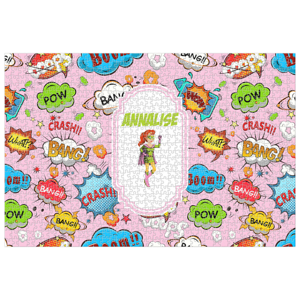 Custom Woman Superhero Jigsaw Puzzle - 1000-piece (Personalized)