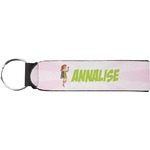 Woman Superhero Neoprene Keychain Fob (Personalized)