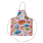 Woman Superhero Kid's Apron - Medium (Personalized)