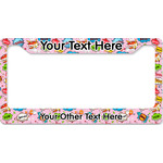 Woman Superhero License Plate Frame - Style B (Personalized)