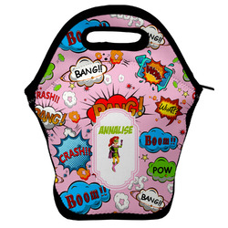 Woman Superhero Lunch Bag w/ Name or Text
