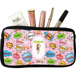 Woman Superhero Makeup / Cosmetic Bag (Personalized)