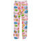 Woman Superhero Men's Pjs Back - on model