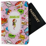 Woman Superhero Passport Holder - Fabric (Personalized)