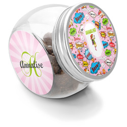 Woman Superhero Puppy Treat Jar (Personalized)