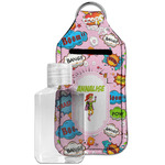 Woman Superhero Hand Sanitizer & Keychain Holder - Large (Personalized)