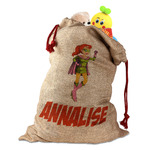 Woman Superhero Santa Sack