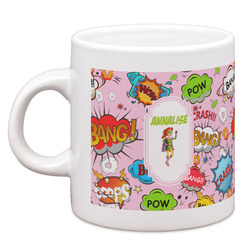 Woman Superhero Espresso Cup (Personalized)