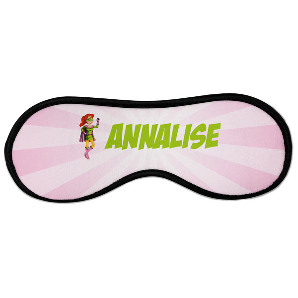 Custom Woman Superhero Sleeping Eye Masks - Large (Personalized)