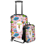 Woman Superhero Kids 2-Piece Luggage Set - Suitcase & Backpack (Personalized)