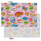 Woman Superhero Tissue Paper - Lightweight - Small - Front & Back