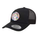 Woman Superhero Trucker Hat - Black (Personalized)