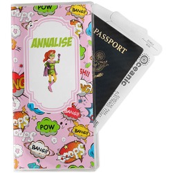 Woman Superhero Travel Document Holder