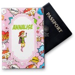 Woman Superhero Vinyl Passport Holder (Personalized)