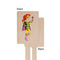 Woman Superhero Wooden 6.25" Stir Stick - Rectangular - Single - Front & Back