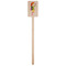 Woman Superhero Wooden 6.25" Stir Stick - Rectangular - Single Stick