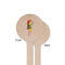 Woman Superhero Wooden 6" Stir Stick - Round - Single Sided - Front & Back