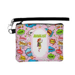 Woman Superhero Wristlet ID Case w/ Name or Text