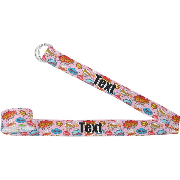 Custom Woman Superhero Yoga Strap (Personalized)