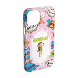 Woman Superhero iPhone Case - Plastic - iPhone 15 (Personalized)