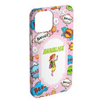 Woman Superhero iPhone Case - Plastic - iPhone 15 Plus (Personalized)