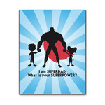 Super Dad Wood Print - 11x14