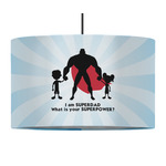 Super Dad 12" Drum Pendant Lamp - Fabric