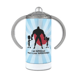 Super Dad 12 oz Stainless Steel Sippy Cup