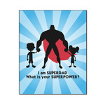 Super Dad Wood Print - 16x20