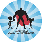 Super Dad Multipurpose Round Labels - 2"