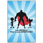 Super Dad Wood Print - 20x30