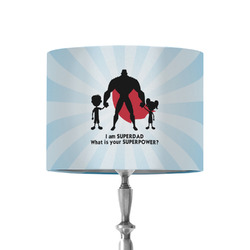 Super Dad 8" Drum Lamp Shade - Fabric