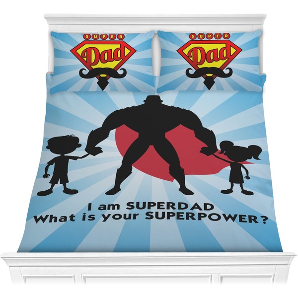 Custom Super Dad Comforters