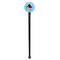 Super Dad Black Plastic 7" Stir Stick - Round - Single Stick