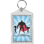 Super Dad Bling Keychain