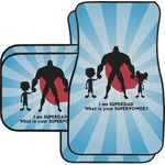 Super Dad Car Floor Mats Set - 2 Front & 2 Back