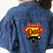 Super Dad Custom Shape Iron On Patches - XXL - MAIN