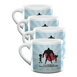 Super Dad Double Shot Espresso Cups - Set of 4