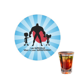 Super Dad Printed Drink Topper - 1.5"