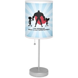 Super Dad 7" Drum Lamp with Shade Polyester