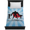 Super Dad Duvet Cover - Twin - On Bed - No Prop