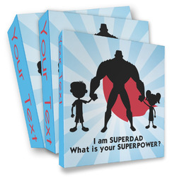 Super Dad 3 Ring Binder - Full Wrap