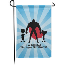 Super Dad Small Garden Flag - Single Sided