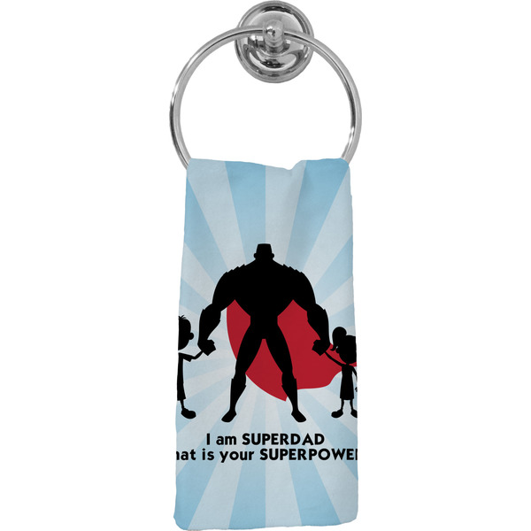 Custom Super Dad Hand Towel - Full Print