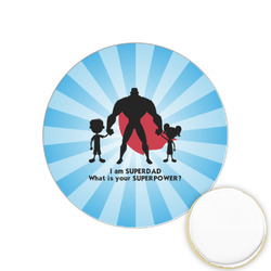 Super Dad Printed Cookie Topper - 1.25"