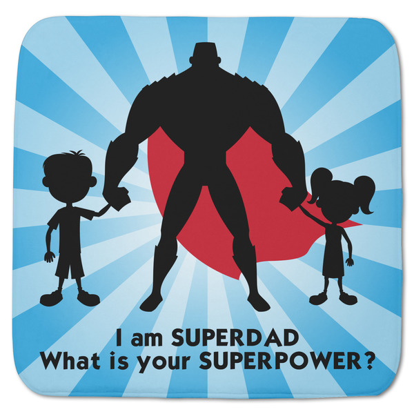 Custom Super Dad Memory Foam Bath Mat - 48"x48"